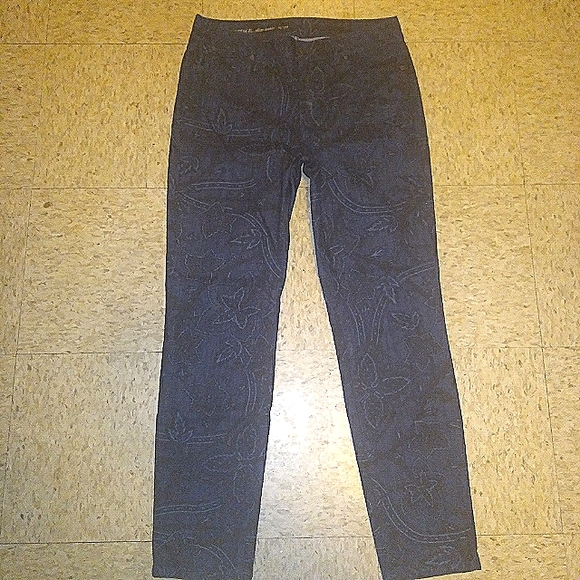 Talbots Heritage Floral Print Slim Ankle Jeans Size 8/29 - Picture 10 of 13